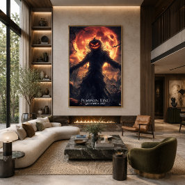Poster Abóbora Ceifador Desperta Halloween