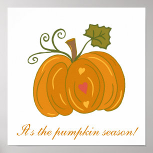 Poster Abóbora clássica grande