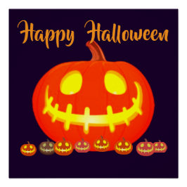 PÔSTER ABÓBORA DE HALLOWEEN