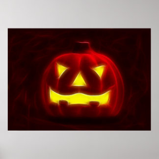 Pôster Abóbora de Halloween 1