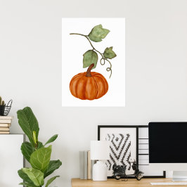 Poster Abóbora de outono