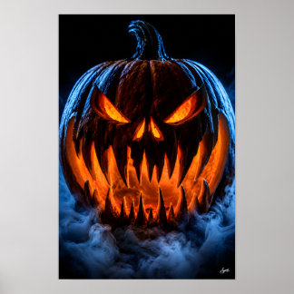 Poster Abóbora Pesadelo Dentada