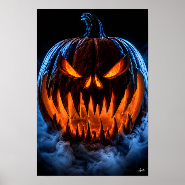 Poster Abóbora Pesadelo Dentada (Frente)