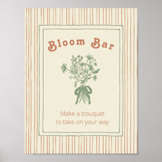 Poster Abóbora: Placa de Barra de Flor