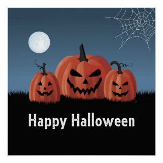 Pôster Abóboras Halloween