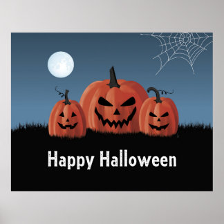 Poster Abóboras Halloween