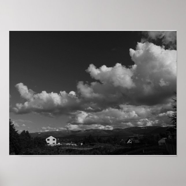 Pôster Abordagem das nuvens (Frente)