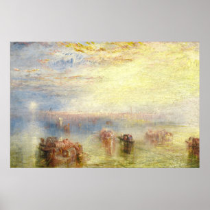 Poster Abordagem de Veneza - William Turner Fine Art
