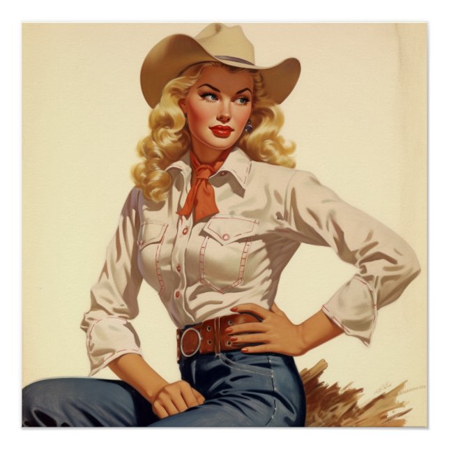 Pôster Abraçando o Velho Oeste Glamor: Sussurros Selvagen (Frente)