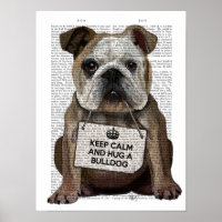 Abraçar um Bulldog