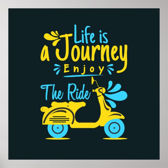 Poster Abrace A Viagem (Frente)