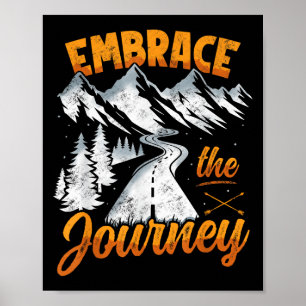 Poster Abrace A Viagem - Motivação De Cotação Inspiracion