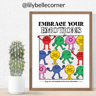 Poster Abrace suas emoções