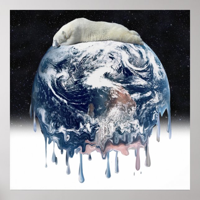 Pôster Abraço do Urso Polar da Terra (Frente)