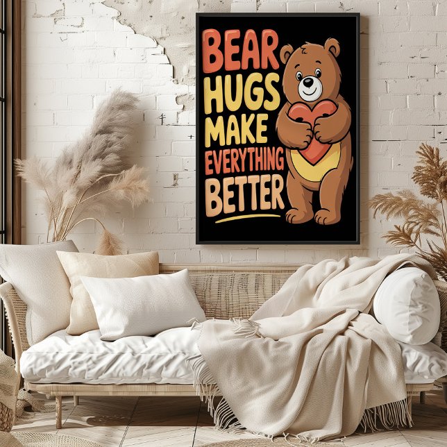 Poster Abraços De Urso Tornam Tudo Melhor (Criador carregado)