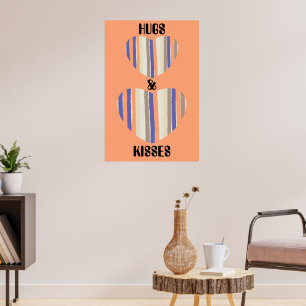 Poster Abraços e beijos