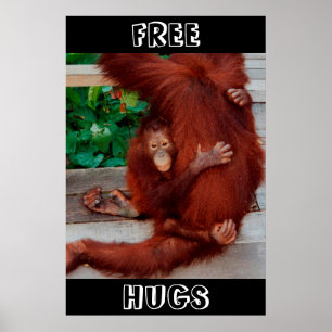 Poster Abraços gratuitos