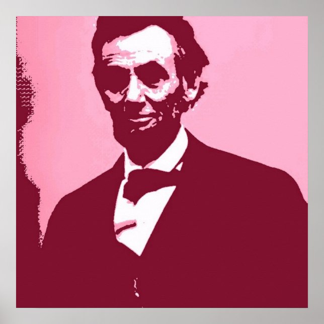 Pôster Abraham Lincoln (Frente)