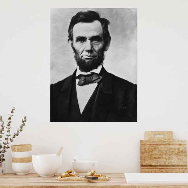 Poster Abraham Lincoln: 16º Presidente da América (Cozinha)