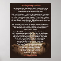 Abraham Lincoln - Endereço Gettysburg