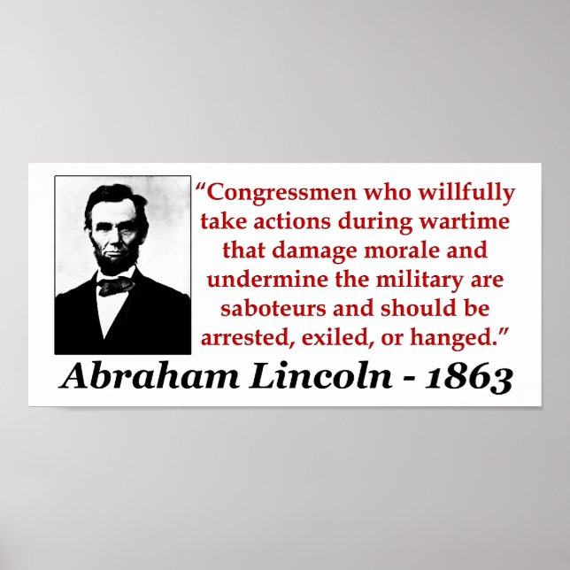 Poster Abraham Lincoln: Saboteurs Devem Ser... (Frente)