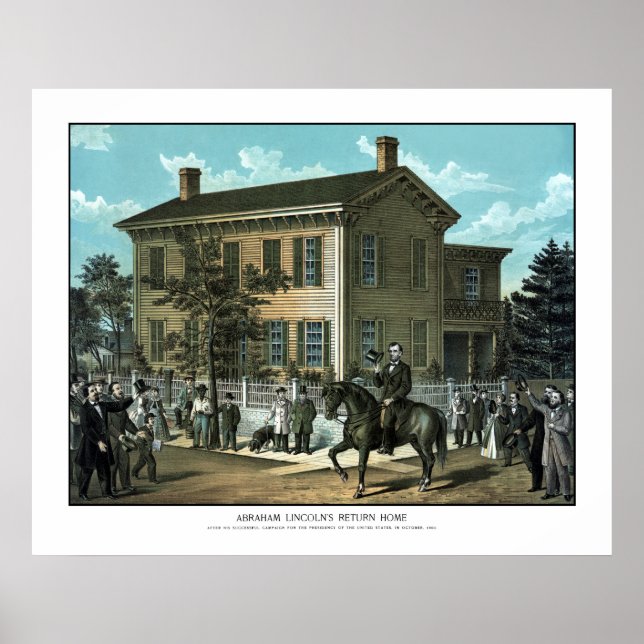 Poster Abraham Lincoln volta para casa (Frente)