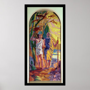 Poster Abraham que vai oferecer a Isaac seu filho