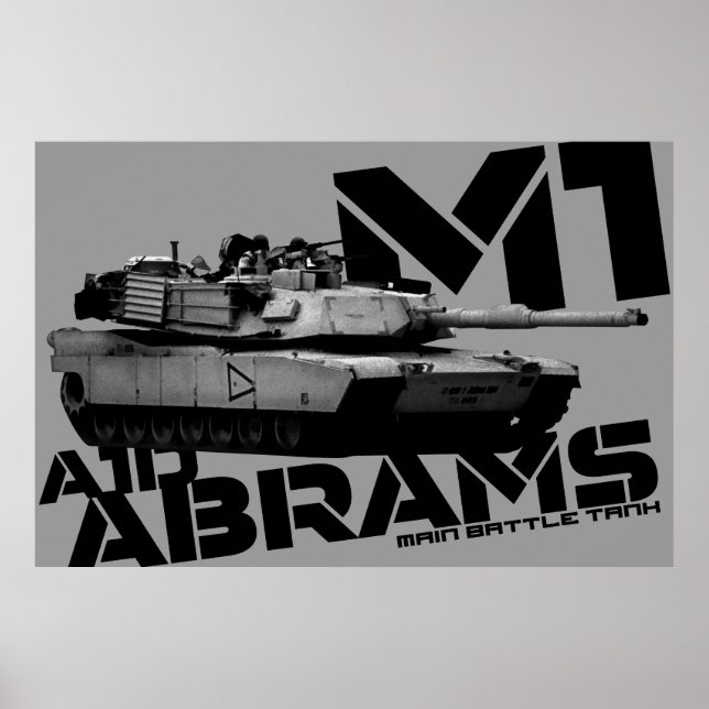 Poster Abrams M1 (Frente)