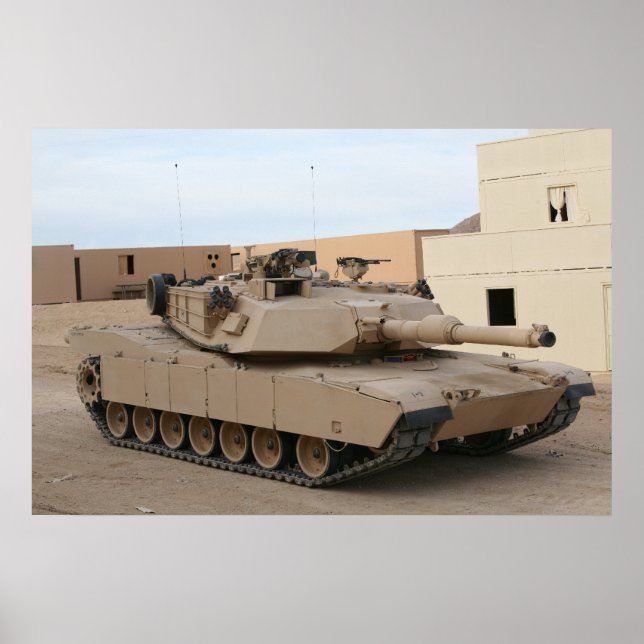 Pôster Abrams M1A1 (Frente)