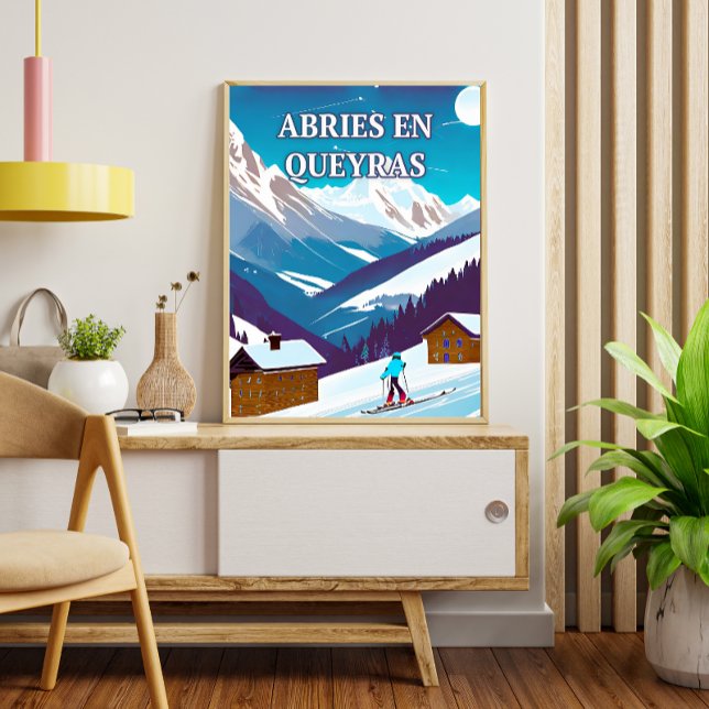 Poster Abriès-en-Queyras : Refuge d'Hiver, Authenticité  (Criador carregado)