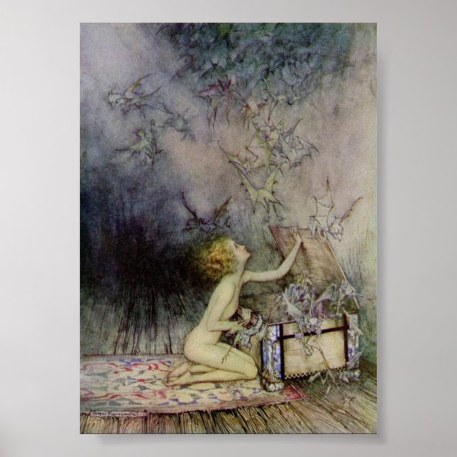 Poster Abrindo a caixa de Pandora (Frente)