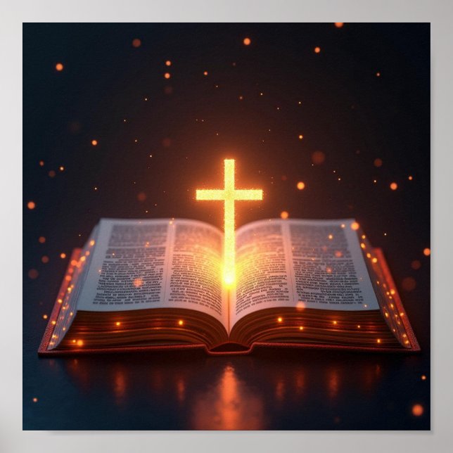 Poster Abrir Bíblia (Frente)