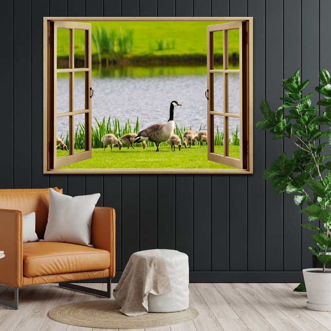 Pôster Abrir Ganso da Mãe da Janela (Criador carregado)