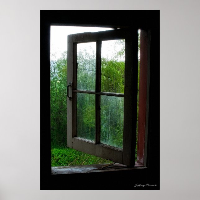 Poster Abrir janela (Frente)