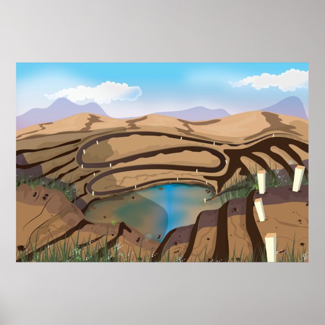 Pôster Abrir Mina do Cast (Frente)