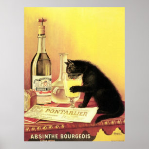 Poster Absinho Bourgeois