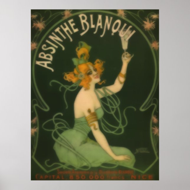 Poster Absinthe Blanoui (Frente)