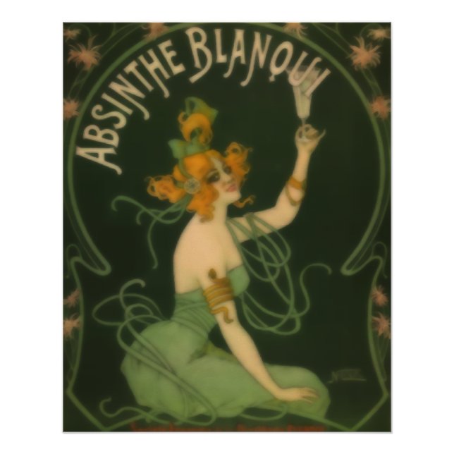 Pôster Absinthe Blanoui Poster (Frente)