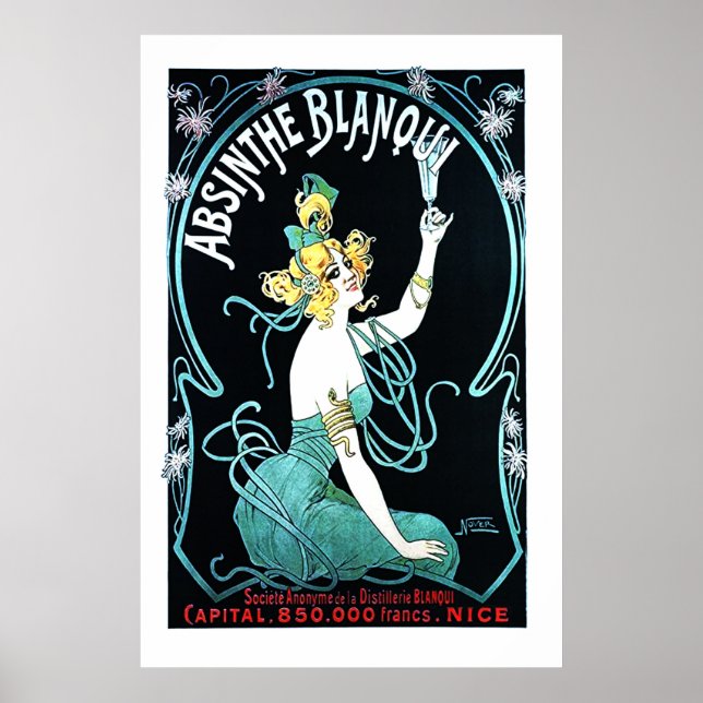 Poster Absinthe Blanqui (Frente)