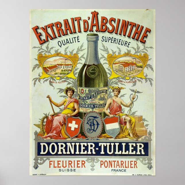Poster Absinthe Dornier-Tuller (Frente)