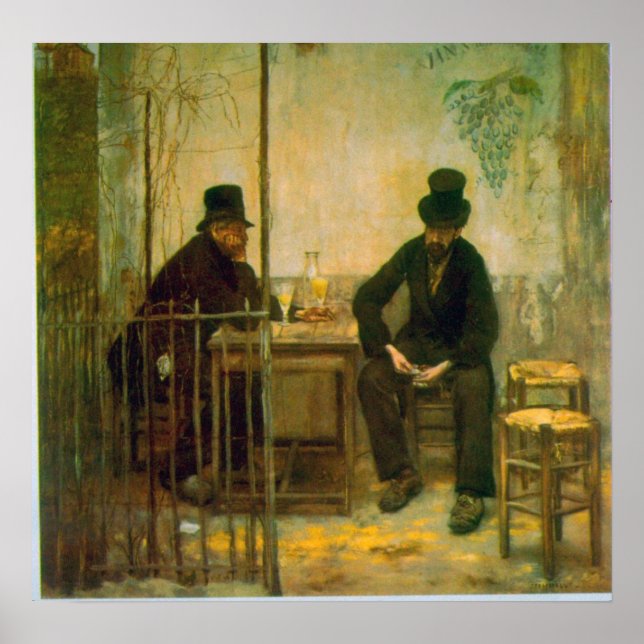 Pôster Absinthe Drinkers por Raffaellino da Reggio (Frente)