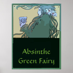 Pôster Absinthe Green Fairy