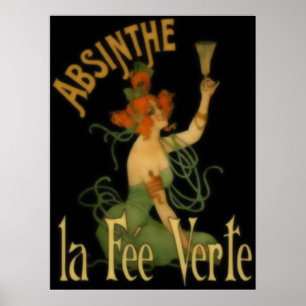Pôster Absinthe La Fee Verte