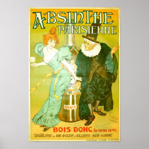 Pôster Absinthe Parisienne Gélis-Didot Maltest Fine Art