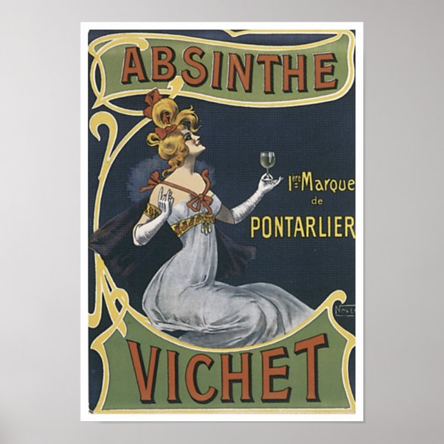 Pôster Absinthe Vichet (Frente)
