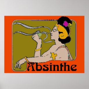 Pôster Absinthe Woman