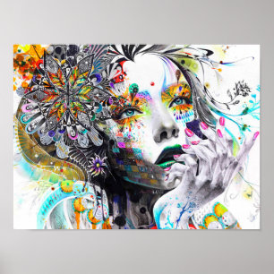 Pôster Abstarct girl.