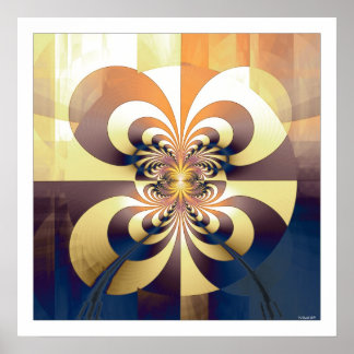 Poster Abstenção fractal 7