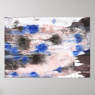 Poster Abstração de nuvem. fundo de aquarela abstrato.