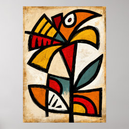 Poster Abstração Tribal de Marigold